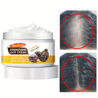 50g Strengthens Hair Care With Castor Oil Extract, Hair Care Cream For Thicker Longer Healthier Hair